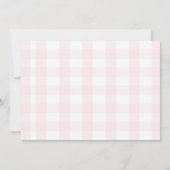 1. Geburtstag Foto Einladung (Rückseite)