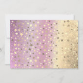 1. Geburtstag Foto Girl Little Monster Einladung (Rückseite)