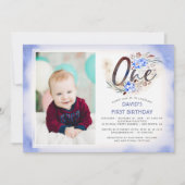 1. Geburtstag Foto Party Einladung (Vorderseite)