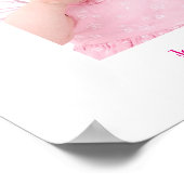 1. Geburtstag Foto Zollanmeldung in Party Board Poster (Ecke)