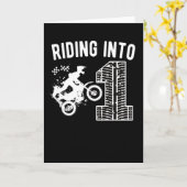 1. Geburtstag Geschenk Dirt Bike 1 Jahr Altes Moto Karte (Gelbe Blume)