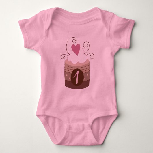 1. Geburtstag Geschenkideen für sie Baby Strampler (Vorderseite)