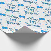 1. Geburtstag Geschenkpapier (Ecke)