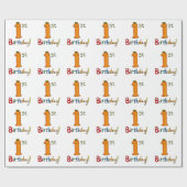1. Geburtstag! Geschenkpapier (Flach)
