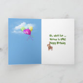 1. Geburtstag Jungle Tiere Karte (Innenseite)