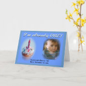 1. Geburtstag Karte (Gelbe Blume)