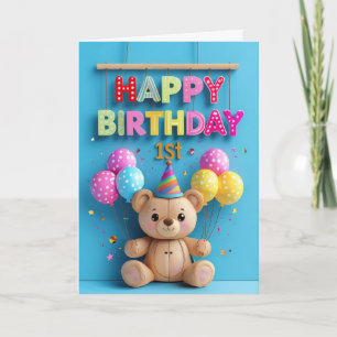 1. Geburtstag Karte