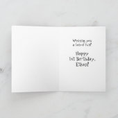 1. Geburtstag Karte (Innenseite)