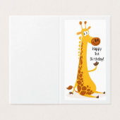 1. Geburtstag - Kinderkarte (Außenseite Aufgefaltet)