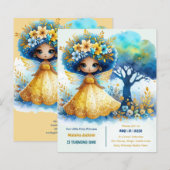 1. Geburtstag Kleine Märchenprinzessin Afrikanisch (Vorne/Hinten)