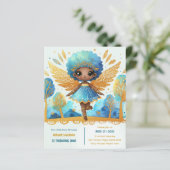 1. Geburtstag Kleine Märchenprinzessin Afrikanisch (Stehend Vorderseite)