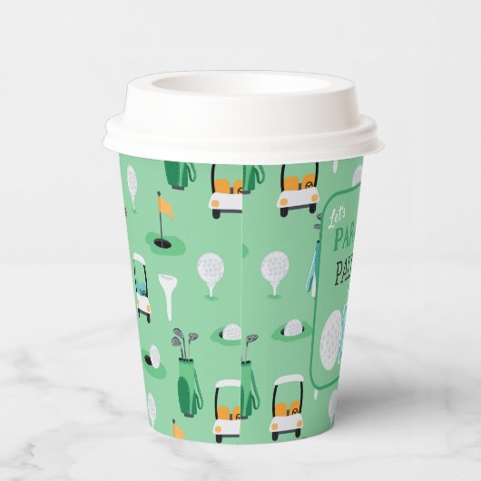 1. Geburtstag Let's Par-T Golf Party Pappbecher (Rechts)