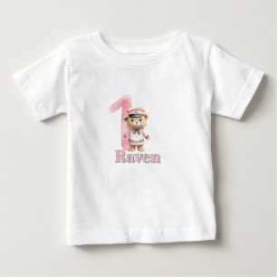 1. Geburtstag Matrosen Bär! Baby T-shirt