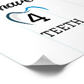 1. Geburtstag Meilenstein Baseball Poster (Ecke)