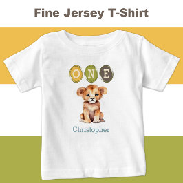 1. Geburtstag mit dem Namen blau Baby T-shirt