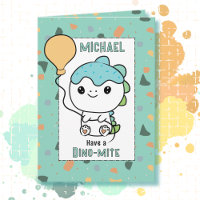 1. Geburtstag Niedlicher Dinosaurier Cartoon Adora