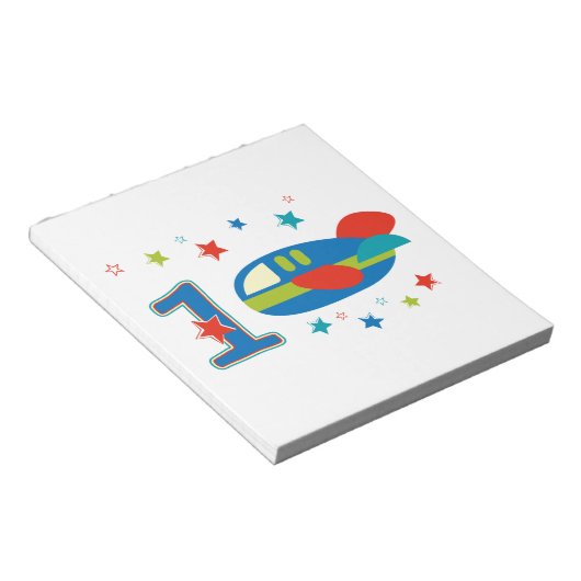 1. Geburtstag Notizblock (angewinkelt)