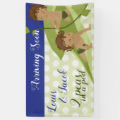 1. Geburtstag oder Babyduschbanner Banner (Vertikal)