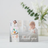 1. Geburtstag, oder jedes Jahr, vielen Dank für di Postkarte (Stehend Vorderseite)
