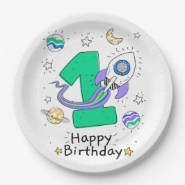 1. Geburtstag Pappteller