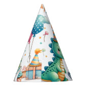 1. Geburtstag Party Dinosaur Junge Kinder Partyhütchen (Vorderseite)