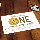 1. Geburtstag Party Niedliches Cookie Einladung
