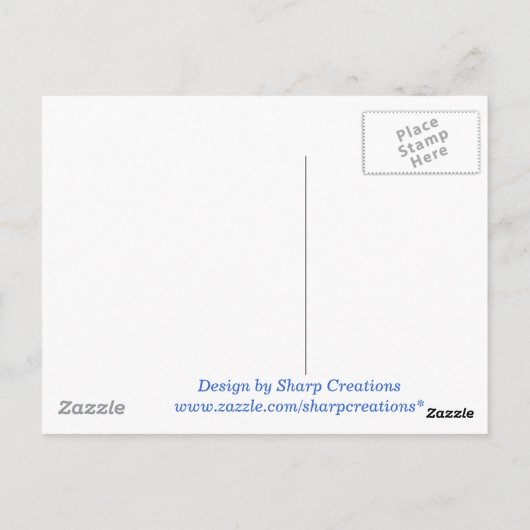 1. Geburtstag Postkarte (Rückseite)