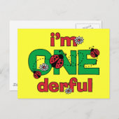 1. Geburtstag Postkarte (Vorne/Hinten)