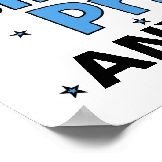 1. Geburtstag Prince Poster! Poster (Ecke)