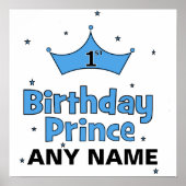 1. Geburtstag Prince Poster! Poster (Vorne)