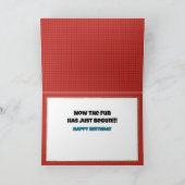 1. Geburtstag Rodeo Cowboy Wild West Fun Cartoon Karte (Innenseite)