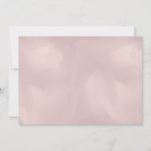 1. Geburtstag | Rose Blumenmädchen Einladung (Rückseite)