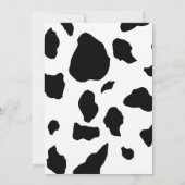 1. Geburtstag Saddle Up Cowgirl Boots Hat und Lass Einladung (Rückseite)