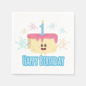 1. Geburtstag Serviette (Vorderseite)