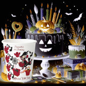 1. Geburtstag Spooky Hexenkatze Halloween Party Ka Pappbecher