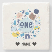 1. Geburtstag Steinuntersetzer (Vorderseite)