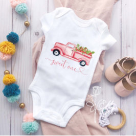 1. Geburtstag Strawberry Sweet One Baby Strampler