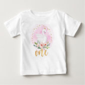 1. Geburtstag Swan Princess T - Shirt (Vorderseite)