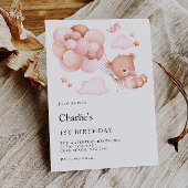 1. Geburtstag, Teddy Bear Einladung