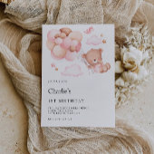 1. Geburtstag, Teddy Bear Einladung