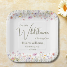 1. Geburtstag Unsere kleine Wildblume verwandelt s