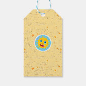 1. Geburtstag unter dem Mädelmädchen Geschenkanhänger (Rückseite)