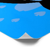 1. Geburtstag unter dem Mädelmädchen Poster (Ecke)