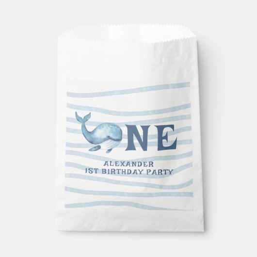 1. Geburtstag unter dem Meer Geschenktütchen (Vorderseite)