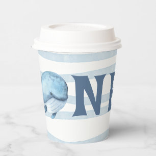 1. Geburtstag unter dem Meer Pappbecher