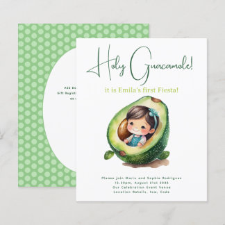 1. Geburtstag von Fiesta für ein Girl-Avocado-BUDG