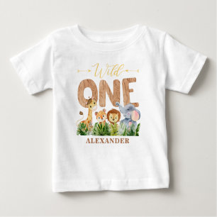 1. Geburtstag Wild One Jungle Baby T - Shirt
