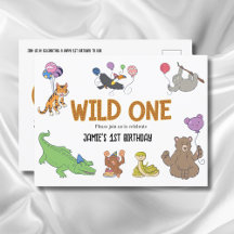 1. Geburtstag Wild One Jungle Safari Tiere