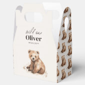 1. Geburtstag Wild One tragen modernes, elegantes  Geschenkschachtel (Geöffnet)