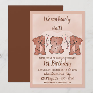 1. Geburtstag - Wir können frühzeitig auf Einladun Einladung